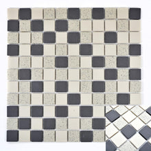 Załaduj obraz do przeglądarki galerii, Mozaika gresowa/konglomerat/masa perłowa/drewno
