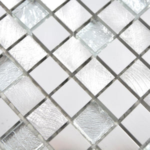 Mix Aluminium - szkło kolor mix srebrny mat