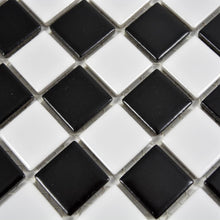 Załaduj obraz do przeglądarki galerii, Mozaika ceramiczna kolor mix czarny biały MOZ 5128 VP