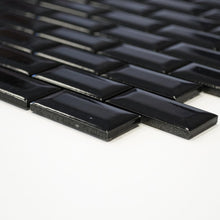 Załaduj obraz do przeglądarki galerii, Mozaika ceramiczna kolor czarny połysk T 67