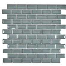 Załaduj obraz do przeglądarki galerii, Mozaika ceramiczna kolor jasny zielony połysk T 100