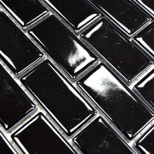 Załaduj obraz do przeglądarki galerii, Mozaika ceramiczna kolor czarny połysk T 68