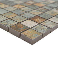 Załaduj obraz do przeglądarki galerii, Kolor beżowy brązowy zielony mat mozaika gresowa