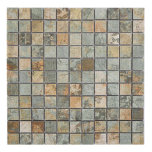 Załaduj obraz do przeglądarki galerii, Kolor beżowy brązowy zielony mat mozaika gresowa
