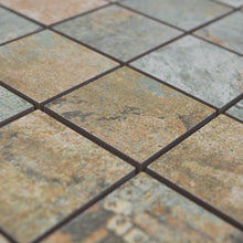 Załaduj obraz do przeglądarki galerii, Kolor brązowy beżowy zielony mat mozaika gresowa
