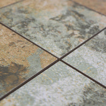 Załaduj obraz do przeglądarki galerii, Kolory ziemi - beżowy brązowy zielony mat mozaika gresowa