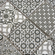 Załaduj obraz do przeglądarki galerii, Mozaika ceramiczna kolor czarny połysk T 70