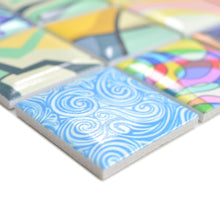 Załaduj obraz do przeglądarki galerii, Mozaika ceramiczna multikolor połysk T 188