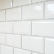 Załaduj obraz do przeglądarki galerii, Mozaika ceramiczna kolor biały połysk T14
