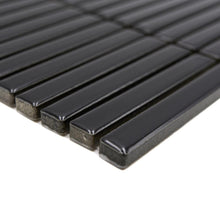 Załaduj obraz do przeglądarki galerii, Kolor czarny połysk mozaika ceramiczna