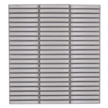 Załaduj obraz do przeglądarki galerii, Kolor ciemny biały połysk mozaika ceramiczna