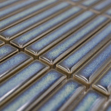 Załaduj obraz do przeglądarki galerii, Kolor zielony połysk mozaika ceramiczna