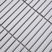 Załaduj obraz do przeglądarki galerii, Mozaika ceramiczna kolor biały mat