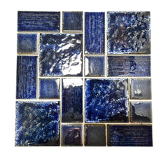 Załaduj obraz do przeglądarki galerii, Mozaika ceramiczna kolor granatowy baloo połysk T 95