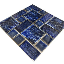 Załaduj obraz do przeglądarki galerii, Mozaika ceramiczna kolor granatowy baloo połysk T 95