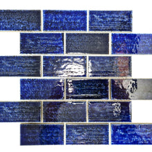 Załaduj obraz do przeglądarki galerii, Mozaika ceramiczna kolor niebieski połysk T 143