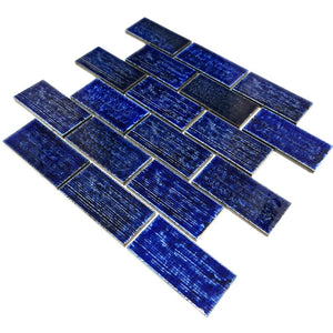 Mozaika ceramiczna kolor niebieski połysk T 143