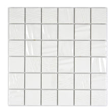 Załaduj obraz do przeglądarki galerii, Mozaika ceramiczna kolor biały połysk T13
