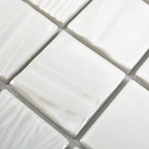 Mozaika ceramiczna kolor biały połysk T13