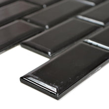 Załaduj obraz do przeglądarki galerii, Mozaika ceramiczna kolor czarny połysk T 75