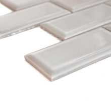 Załaduj obraz do przeglądarki galerii, Mozaika ceramiczna kolor szary połysk T 169