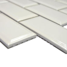 Załaduj obraz do przeglądarki galerii, Mozaika ceramiczna kolor kość słoniowa połysk T 105