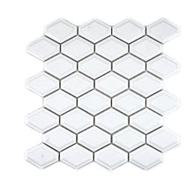 Załaduj obraz do przeglądarki galerii, Mozaika ceramiczna kolor biały połysk T15