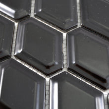 Załaduj obraz do przeglądarki galerii, Mozaika ceramiczna kolor czarny połysk T 76
