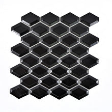 Załaduj obraz do przeglądarki galerii, Mozaika ceramiczna kolor czarny mat T 49