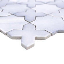 Załaduj obraz do przeglądarki galerii, Mozaika ceramiczna kolor mix szary mat T 133