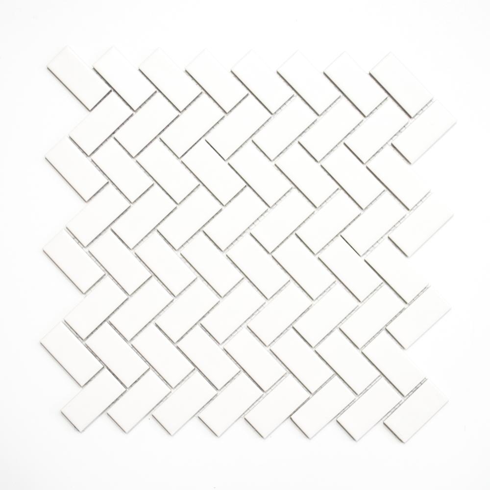 Mozaika ceramiczna kolor biały mat T4