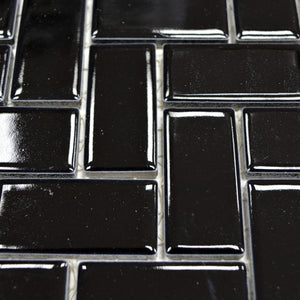 Mozaika ceramiczna kolor czarny połysk T 77