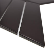 Załaduj obraz do przeglądarki galerii, Mozaika ceramiczna kolor czarny mat T 52