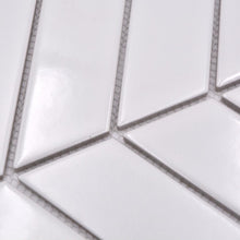 Załaduj obraz do przeglądarki galerii, Mozaika ceramiczna kolor biały połysk/mat T 27