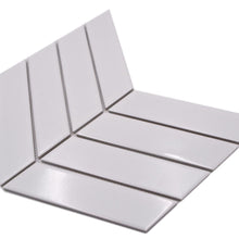 Załaduj obraz do przeglądarki galerii, Mozaika ceramiczna kolor biały połysk/mat T 27