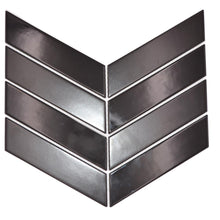 Załaduj obraz do przeglądarki galerii, Mozaika ceramiczna kolor czarny połysk/mat T 94