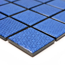 Załaduj obraz do przeglądarki galerii, Mozaika ceramiczna kolor niebieski połysk T 144