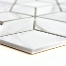 Załaduj obraz do przeglądarki galerii, Mozaika ceramiczna kolor biały mat T6