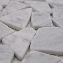 Załaduj obraz do przeglądarki galerii, Marmur kolor biały mat mozaika kamienna - MOZ 7140 VP