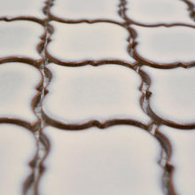 Załaduj obraz do przeglądarki galerii, Kolor ciemny biały połysk mozaika ceramiczna