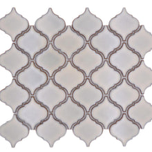 Załaduj obraz do przeglądarki galerii, Kolor ciemny biały połysk mozaika ceramiczna