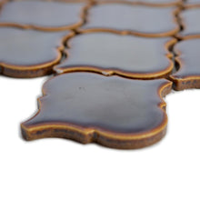 Załaduj obraz do przeglądarki galerii, Mozaika ceramiczna kolor zieleń butelkowa połysk T 177