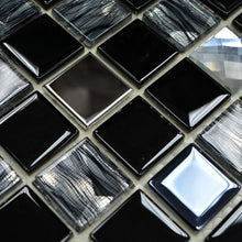Załaduj obraz do przeglądarki galerii, Mozaika mix kolor mix czarny połysk T 434