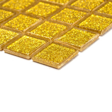 Załaduj obraz do przeglądarki galerii, Mozaika szklana kolor złoty połysk T 640