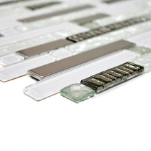 Załaduj obraz do przeglądarki galerii, Mozaika mix kolor mix biały połysk T 428