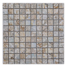 Załaduj obraz do przeglądarki galerii, Mix kolory ziemi zieleń mat A2 mozaika gresowa