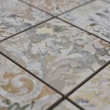 Załaduj obraz do przeglądarki galerii, Mix kolory ziemi zieleń mat 3A mozaika gresowa