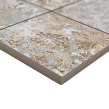 Załaduj obraz do przeglądarki galerii, Mozaika gresowa A4 mix kolory ziemi-zieleń mat