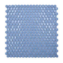 Załaduj obraz do przeglądarki galerii, Mozaika szklana kolor niebieski mat hexagon T 540