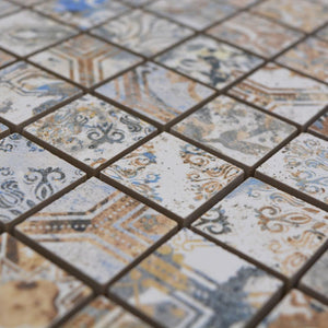 Mix wielokolorowy mat mozaika gresowa